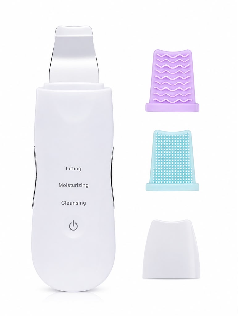 Espátula Facial Ultrasónica — Limpieza Profunda y Exfoliación
