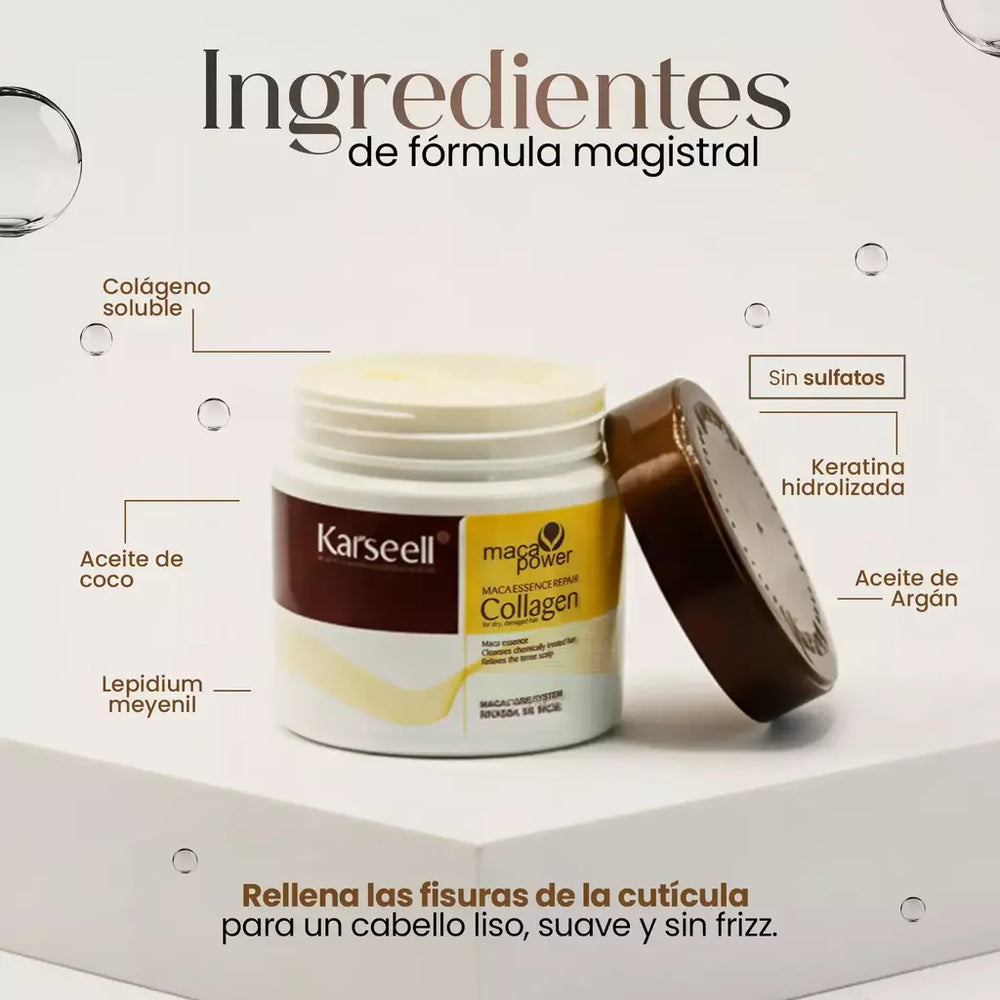 Crema Capilar Karseell — Tratamiento Reparador con Colágeno